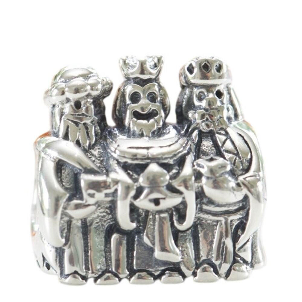 Pandora Three Wise Men Nativity Charm Two Tone 14K Gold ALE 925 Sterling Silver - Picture 8 of 8